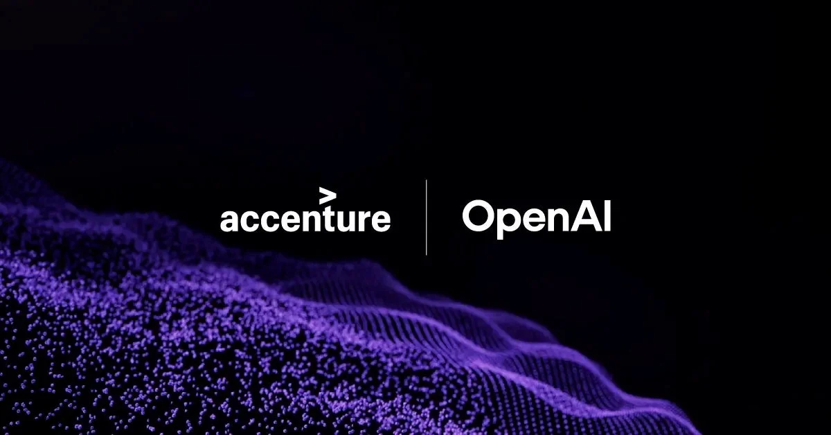 アクセンチュアとOpenAIのロゴ