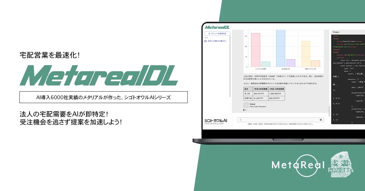 MetarealDLの機能紹介
