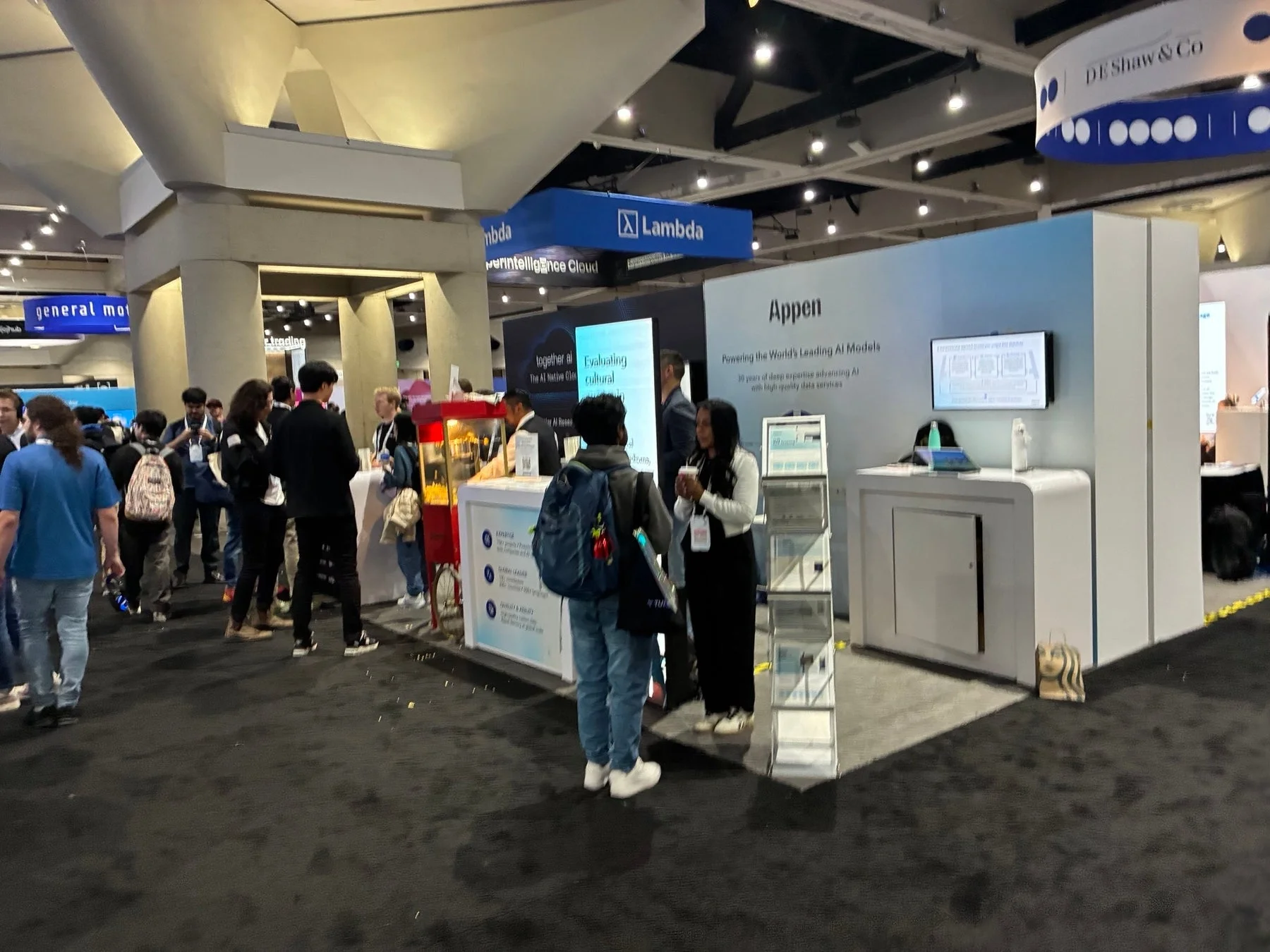 AI関連企業のブース