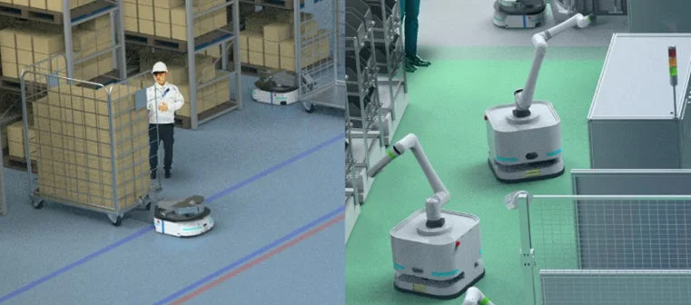 倉庫や工場でのロボット活用