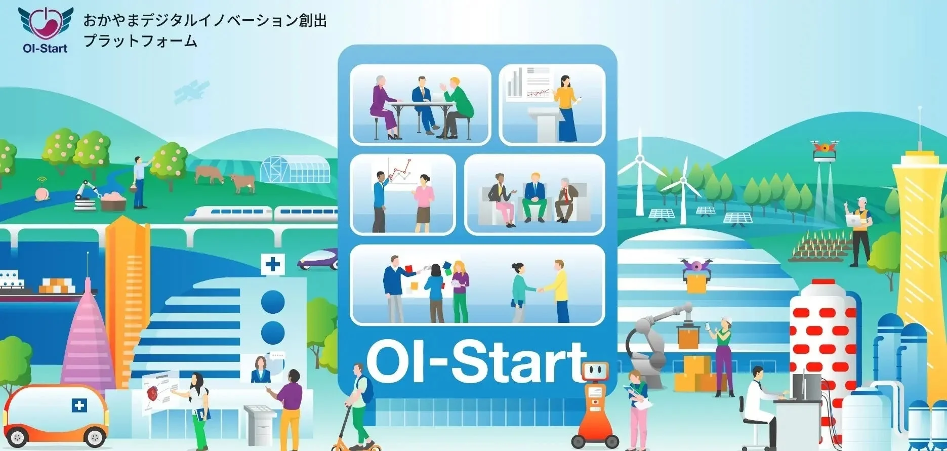 OI-Startが目指すデジタルイノベーションのイメージ