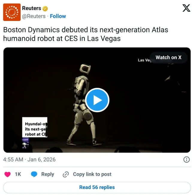 人型ロボット「Atlas」