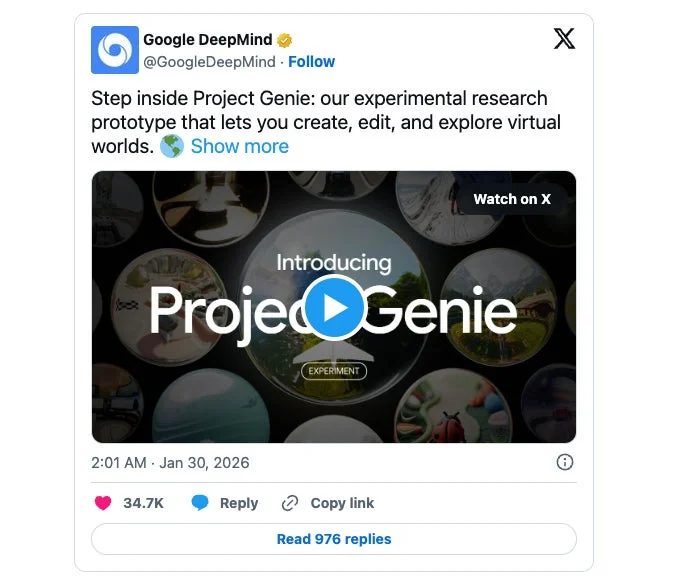 Google DeepMindが世界モデル「Genie 3」を公開