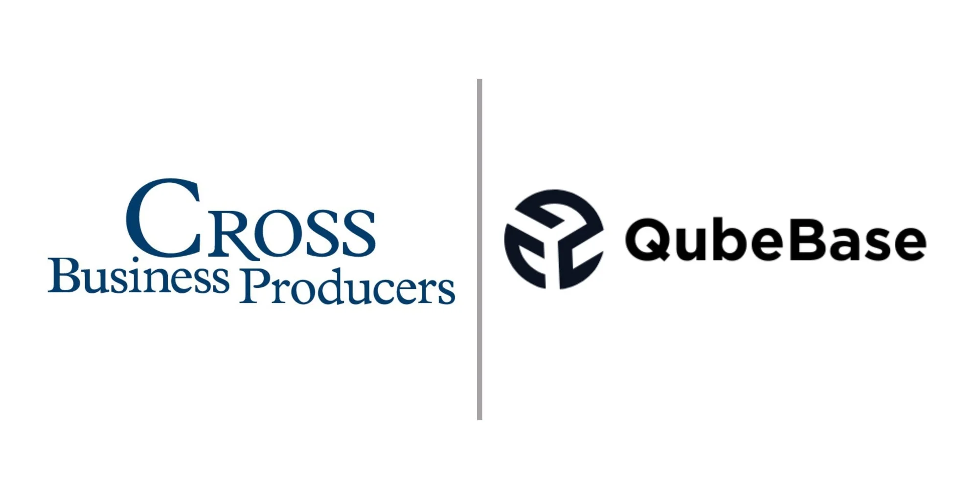 CROSS Business ProducersとQubeBaseの企業ロゴ