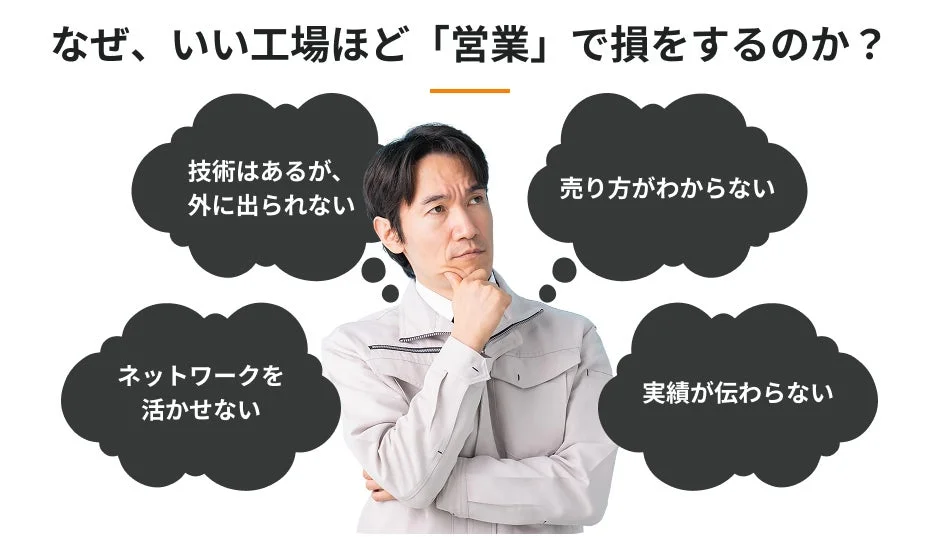 なぜ、いい工場ほど「営業」で損をするのか？