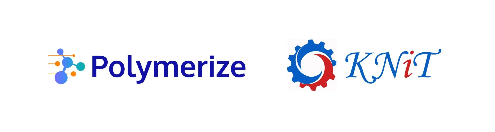 POLYMERIZEとKNiTのロゴ