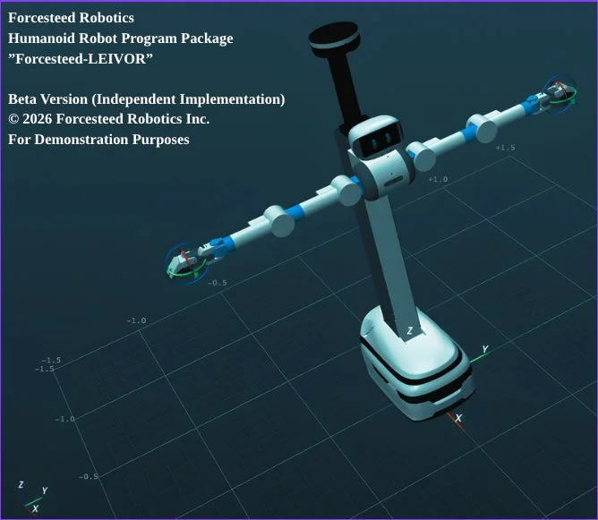 Forcesteed-LEIVORのロゴとロボット