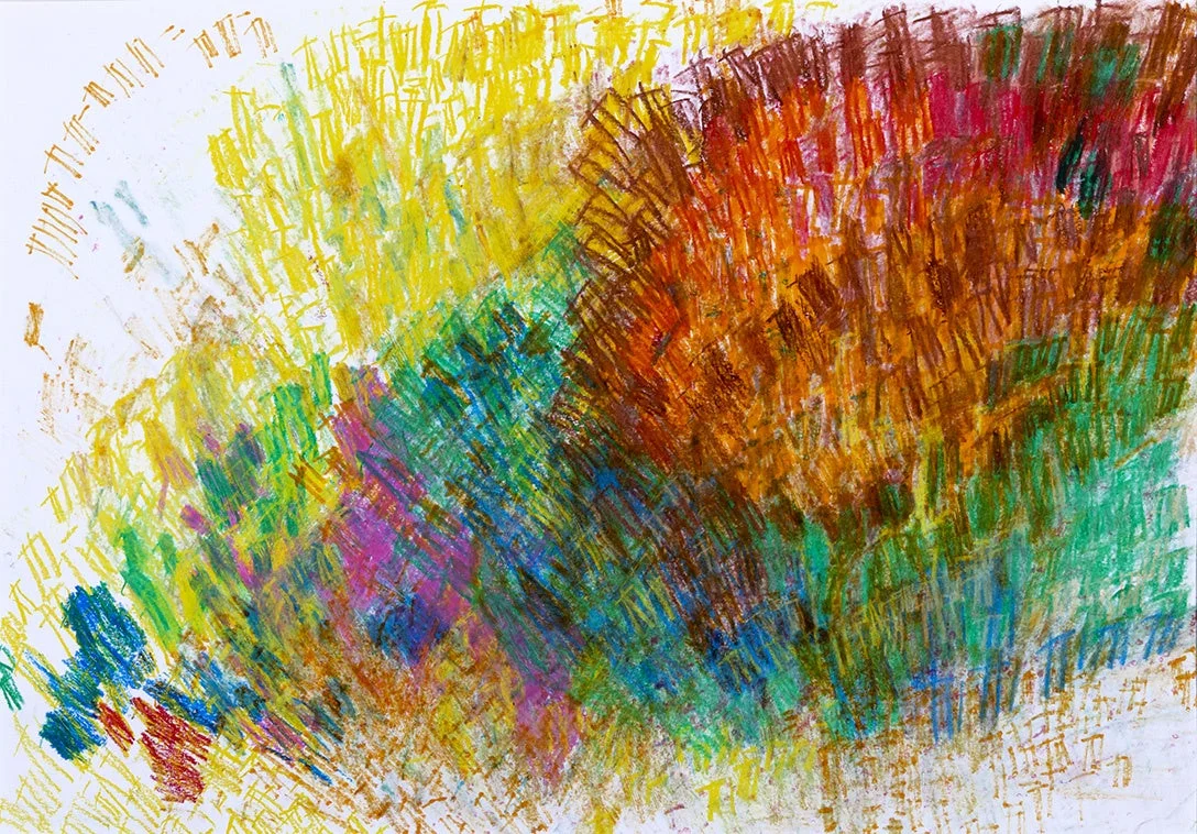 工藤みどり氏の抽象画