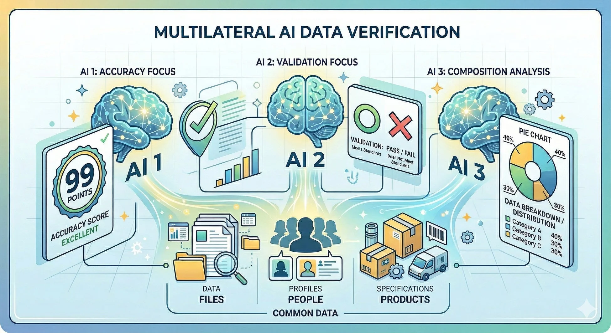マルチAIによる多角的なデータ検証プロセス