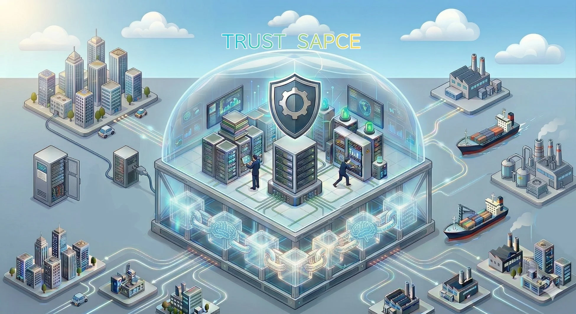 信頼できるデータ連携基盤のイメージ