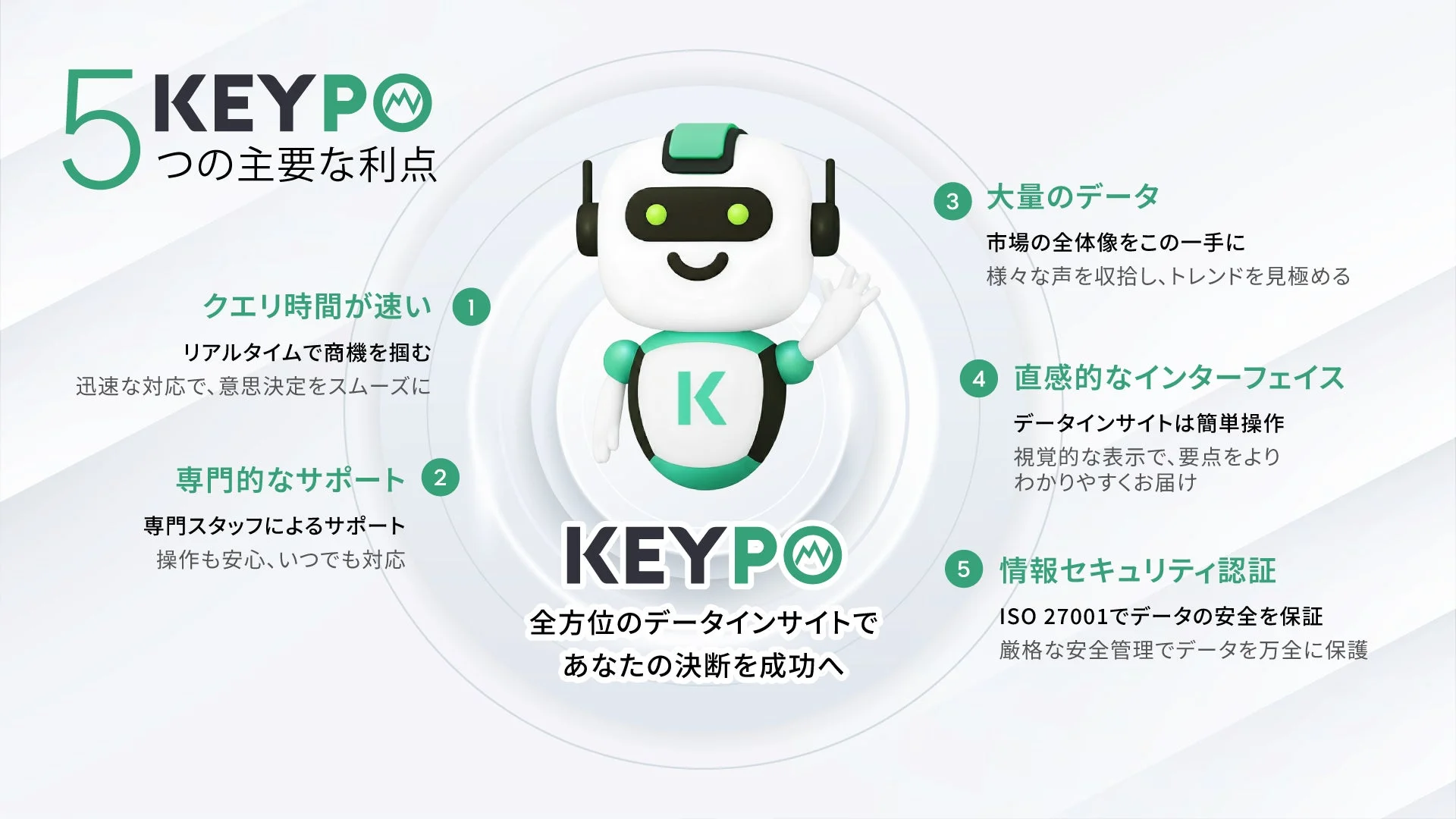 KEYPOの5つの利点