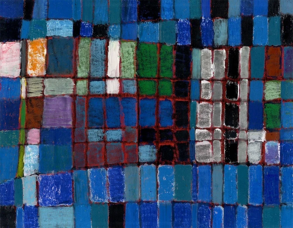 伊賀敢男留氏の抽象画