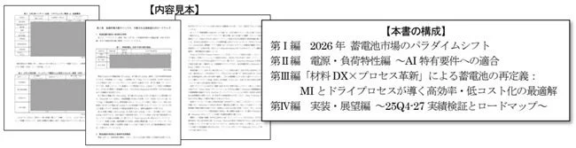 レポートの構成と目次概要を示す画像