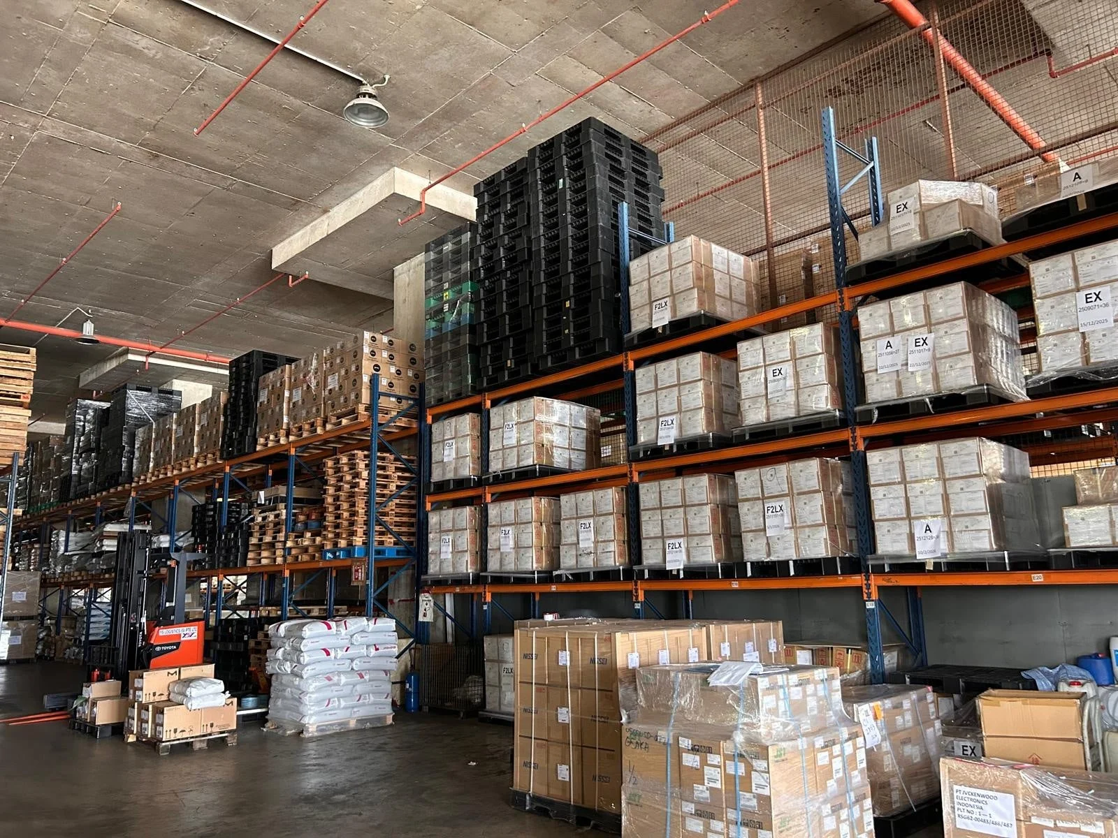 シンガポールの倉庫