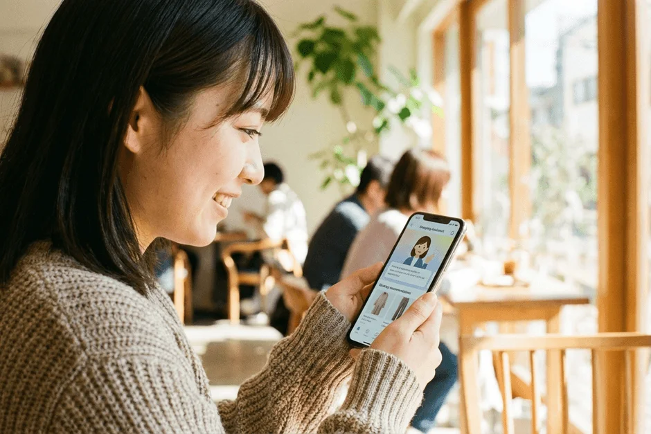 AIショッピングアシスタントの利用イメージ