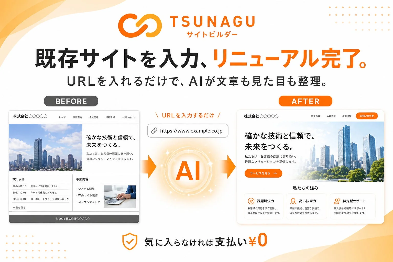 最短3分で公開可能