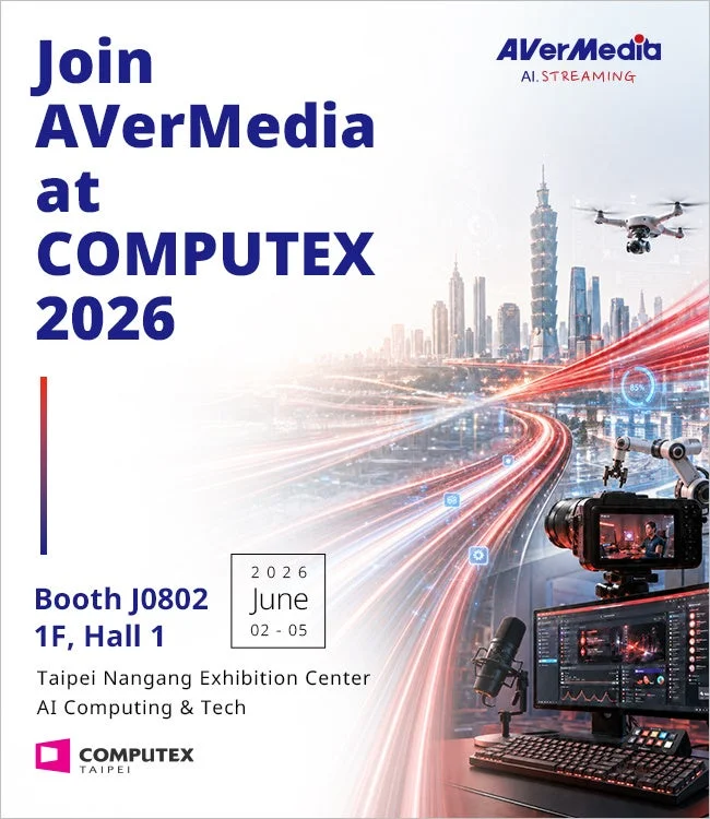 COMPUTEX TAIPEI 2026 AVerMediaブース