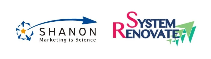 SHANONとSYSTEM RENOVATEのロゴ