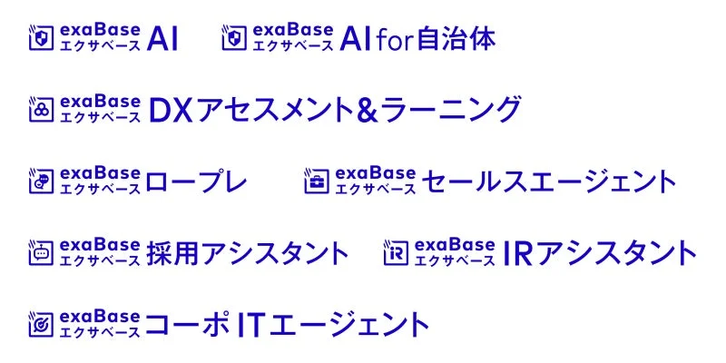 exaBase AIのサービス一覧