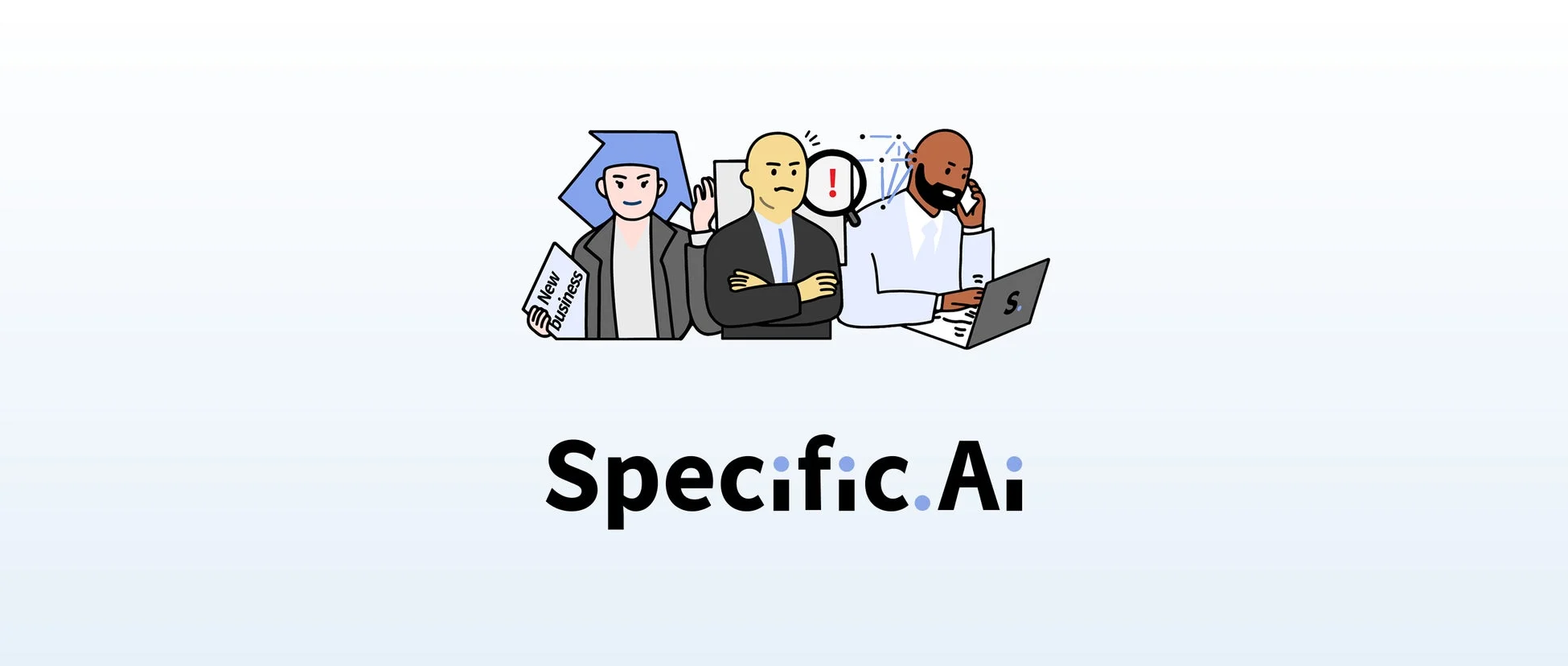 新事業に取り組むビジネスパーソンのイラスト