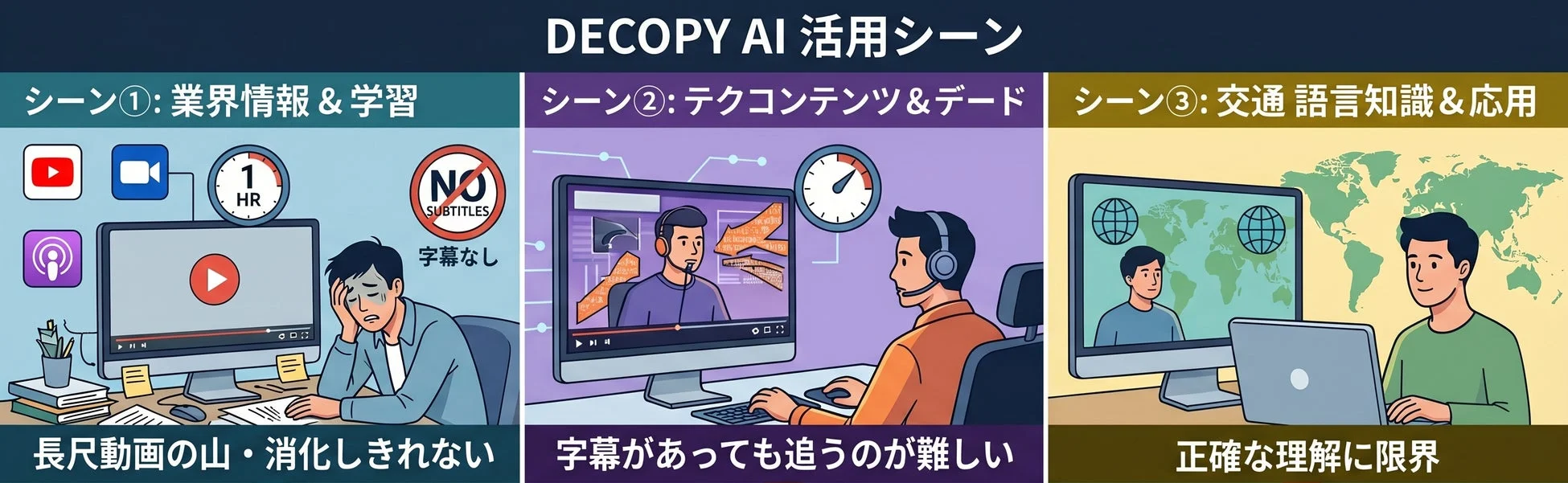 DECOPY AI 活用シーン
