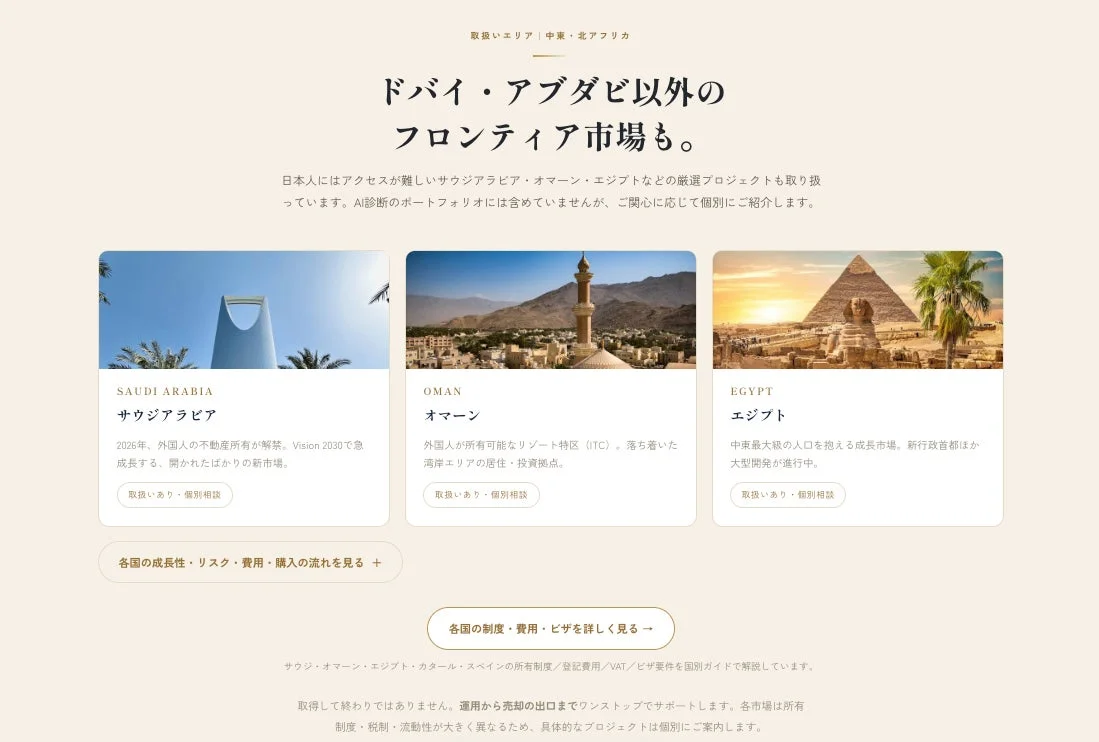中東フロンティア市場