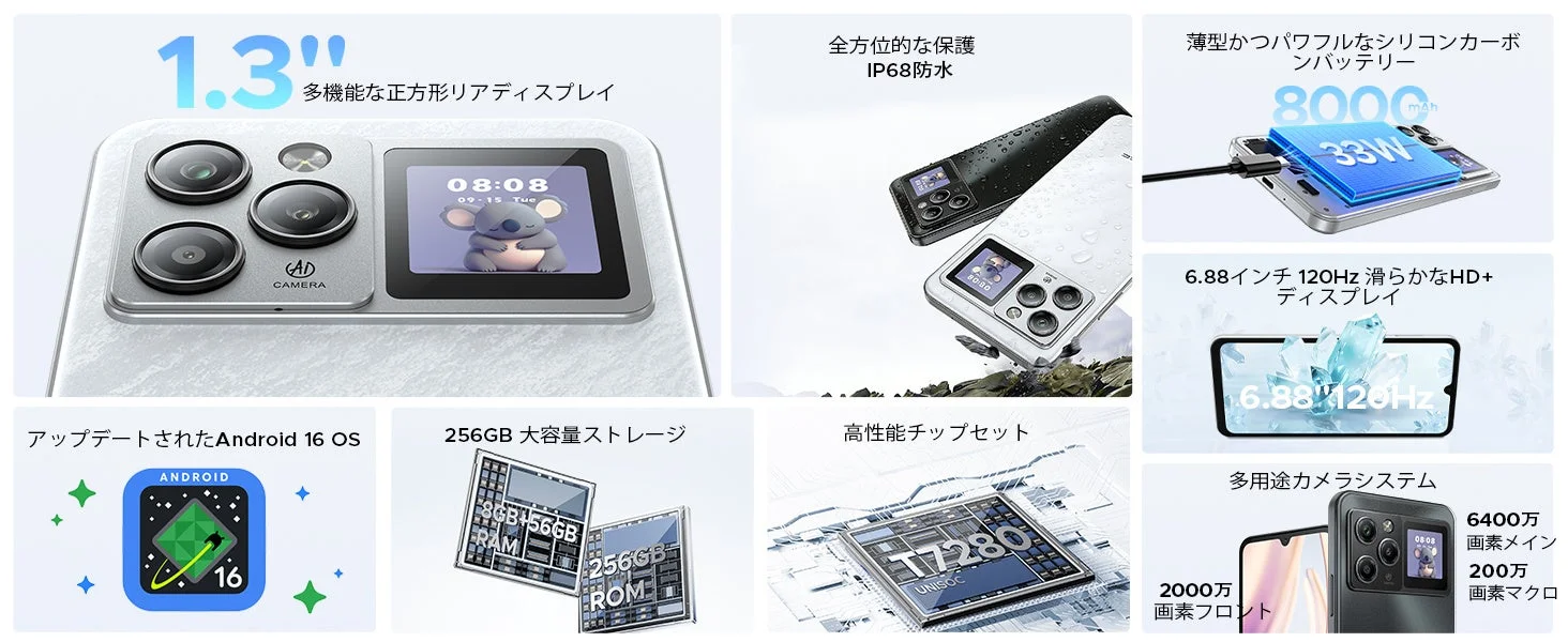 DOOGEE M30 PROの主要機能