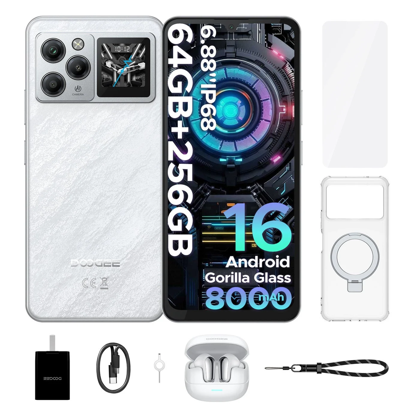 DOOGEEスマートフォンと周辺機器のセット