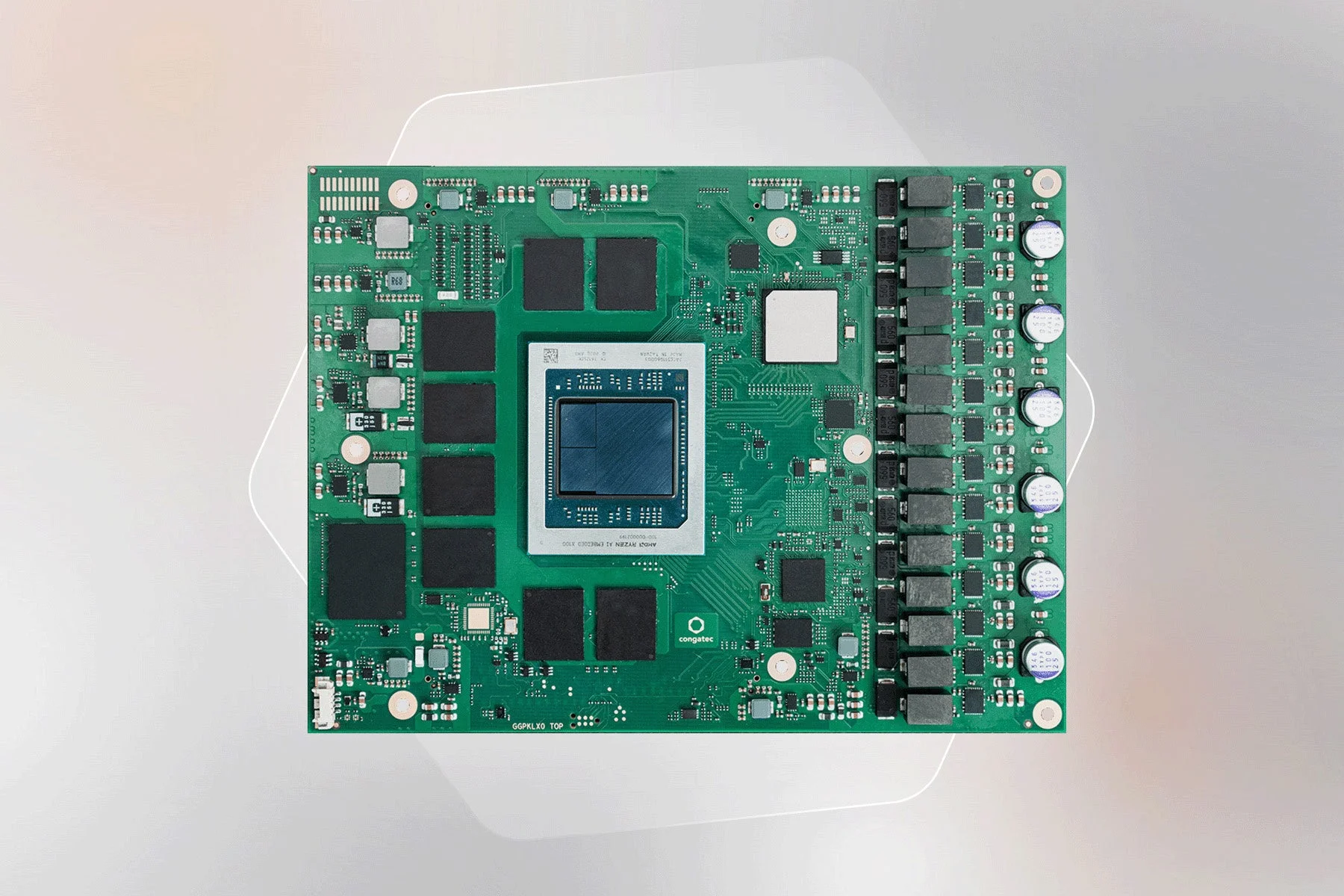 AMD Ryzen AI Embedded X100プロセッサ搭載のconga-HPC/cRX1モジュール