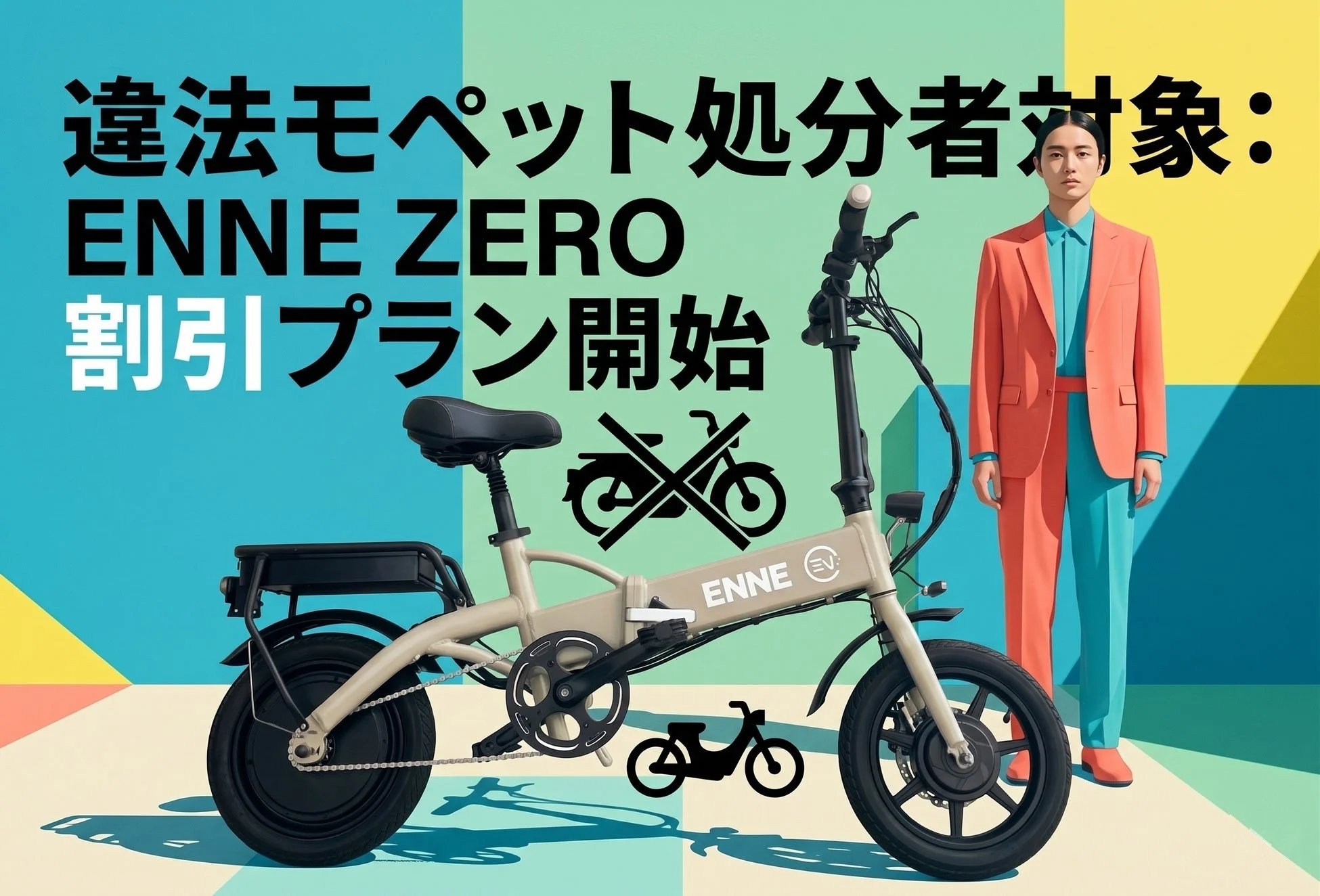 違法モペット処分者対象: ENNE ZERO 割引プラン開始