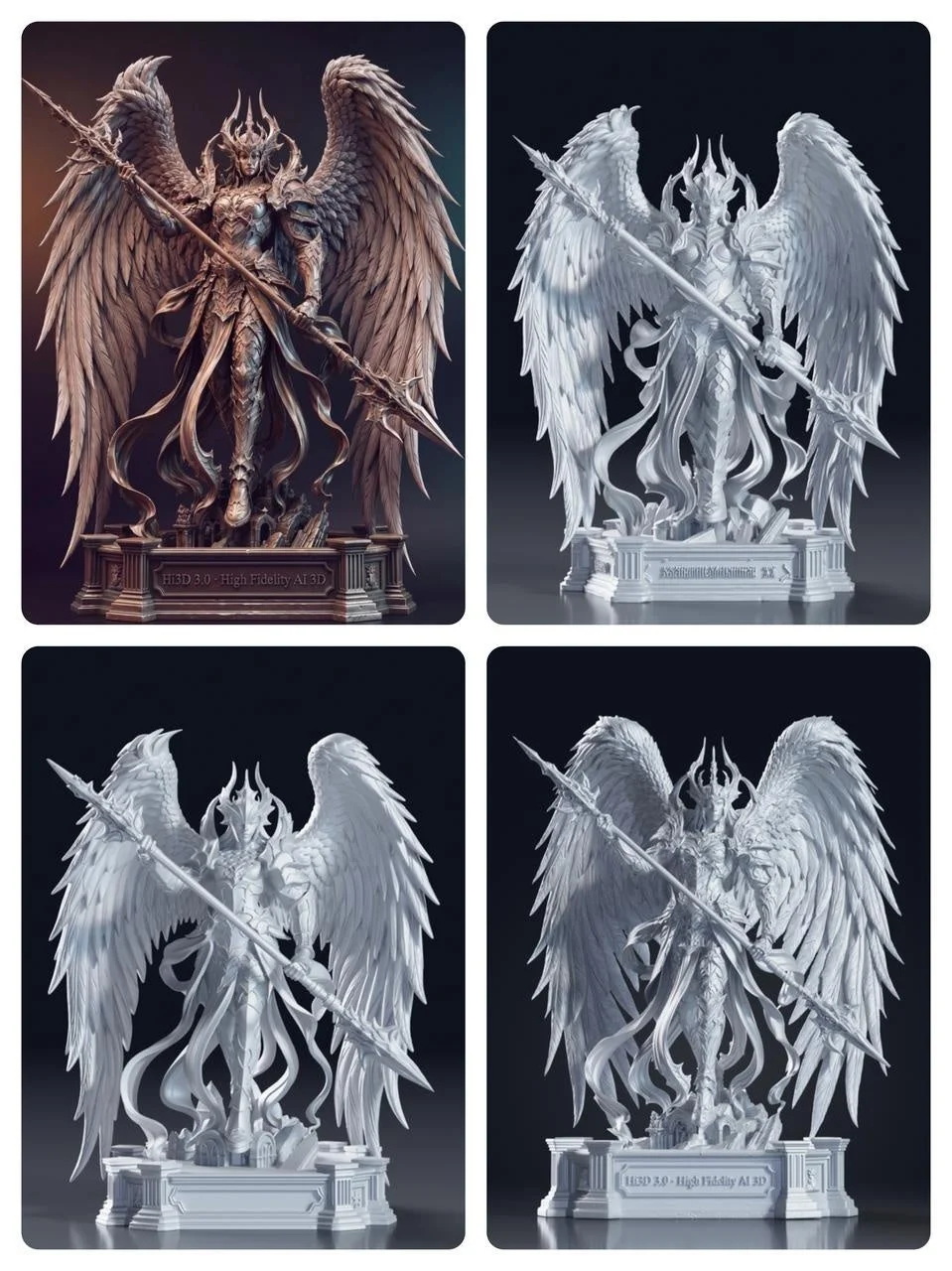 入力画像 | Hi3D-V1.0, Hi3D-V2.0 | Hi3D-V3.0