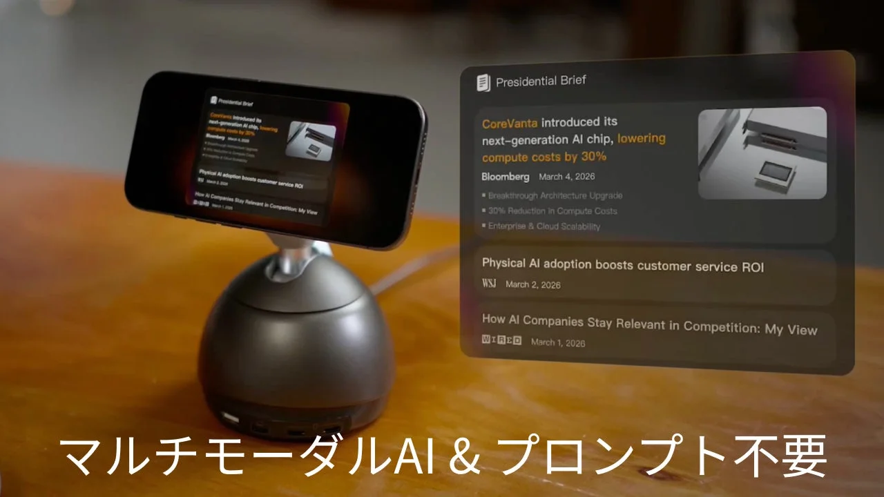 マルチモーダルAI & プロンプト不要